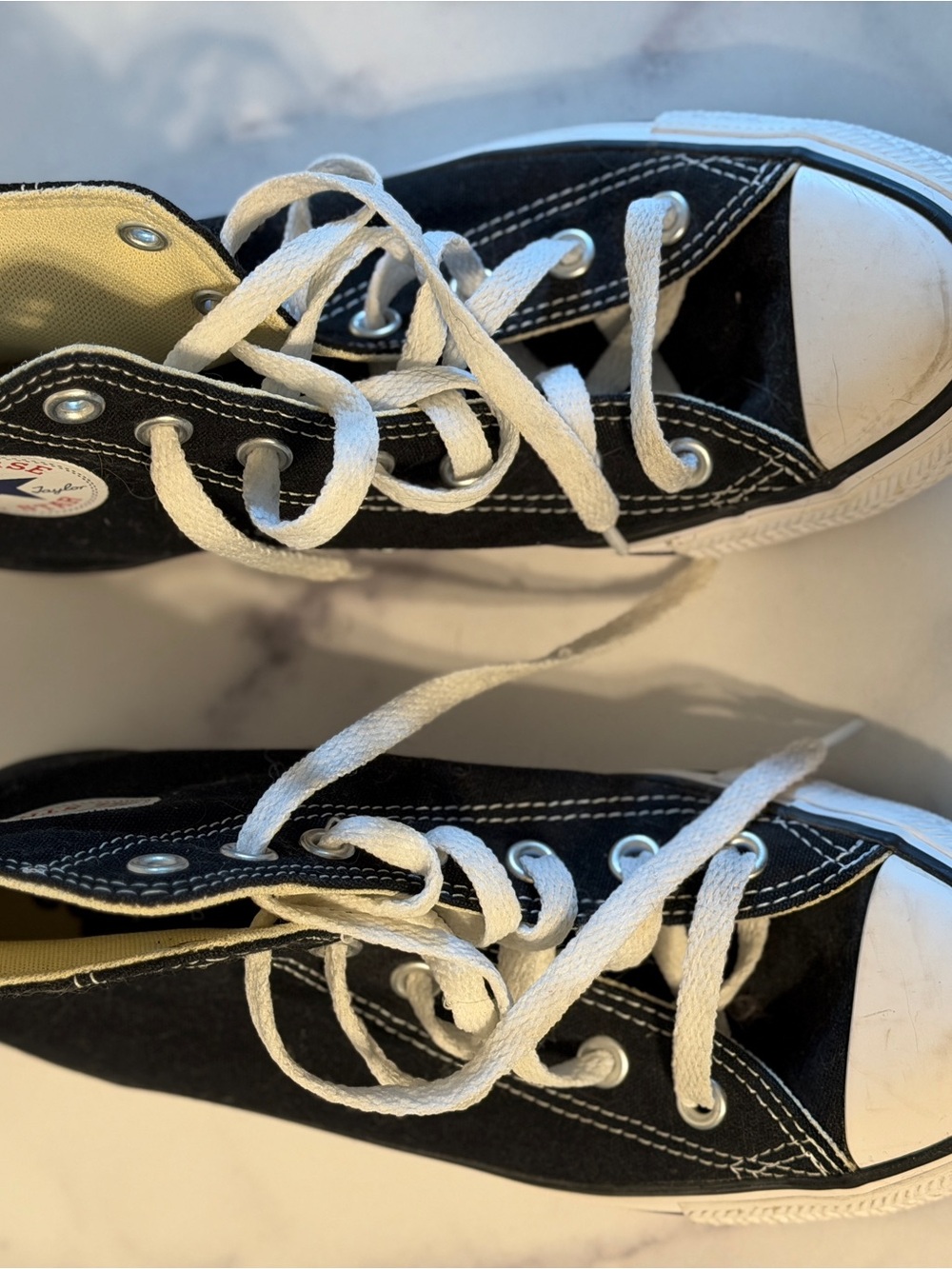Converse Chuck Taylor All Star High Top Black Sneakers Women’s 8 Men’s 6 - Picture 12 of 12